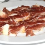 plato de jamón