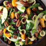 ensaladaespinacamandarinanueces