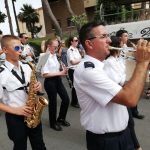 banda de música en la procesión Virgen del Carmen en Campoamor