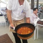 el perol del pescador en el restaurante La Barraca de Campoamor
