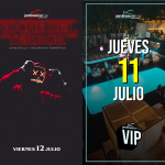 jueves VIP y noche del terror en jardines del mar en Campoamor