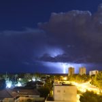 tormenta eléctrica con rayo en campoamor