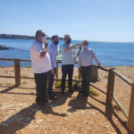 Alcalde de Orihuela y concejales en Campoamor