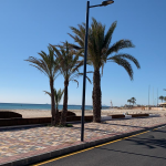 bancos campoamor en playa de la Glea