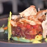 tartar de atún en WOW beach de campoamor