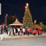 momento del encendido de luces de navidad en orihuela costa