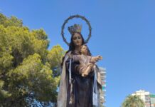Celebración de la procesión en honor a la Virgen del Carmen