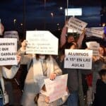 Encendido de Luces de navidad en Orihuela Costa – carteles manifestacion