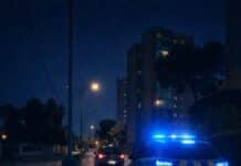 Campoamor, escenario de una persecución policial al más puro estilo de Hollywood