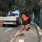 remodelacion de aceras en Campoamor
